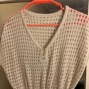 Beige swim cover from CupShe